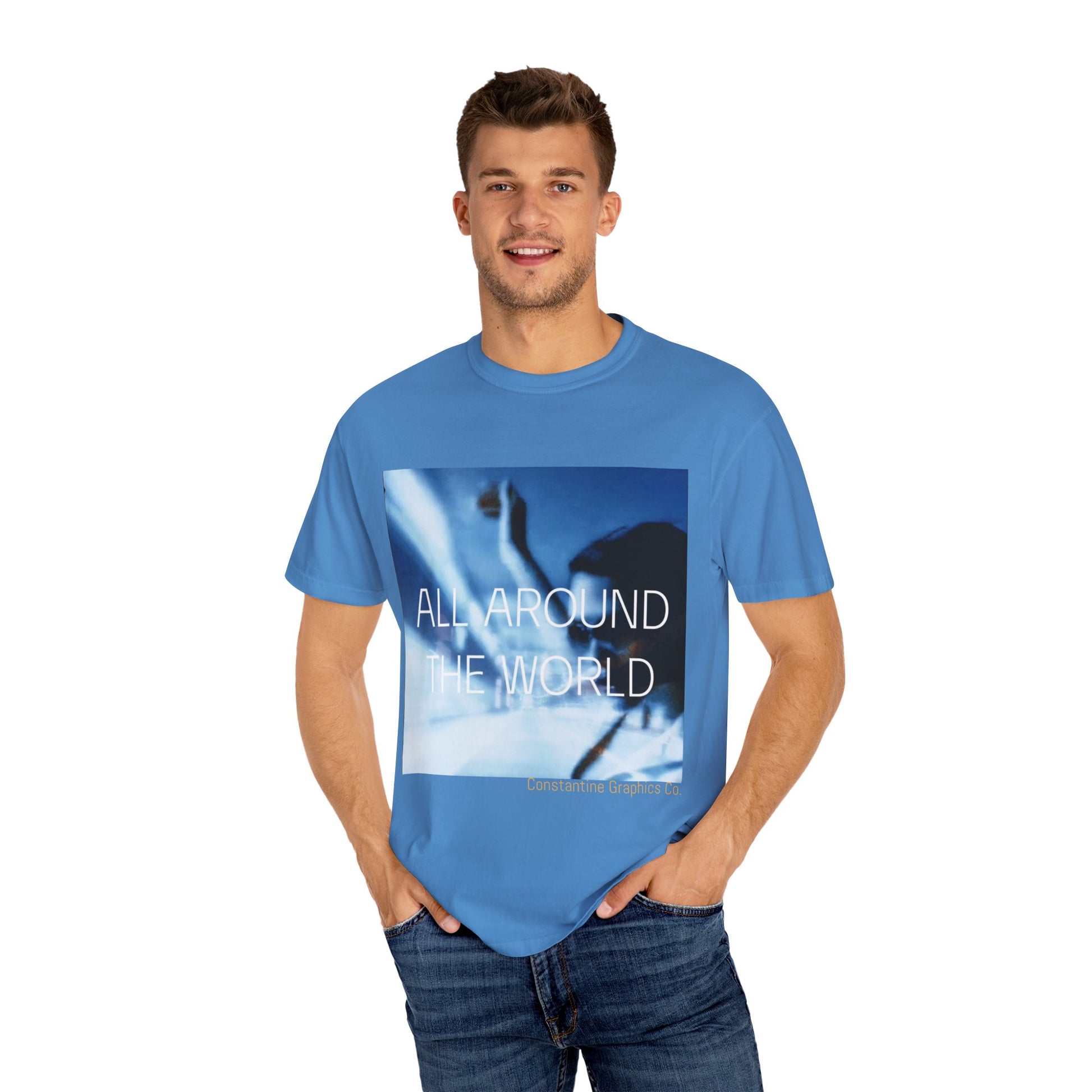 All Around The World Cyber Y2k Graphic Tshirt