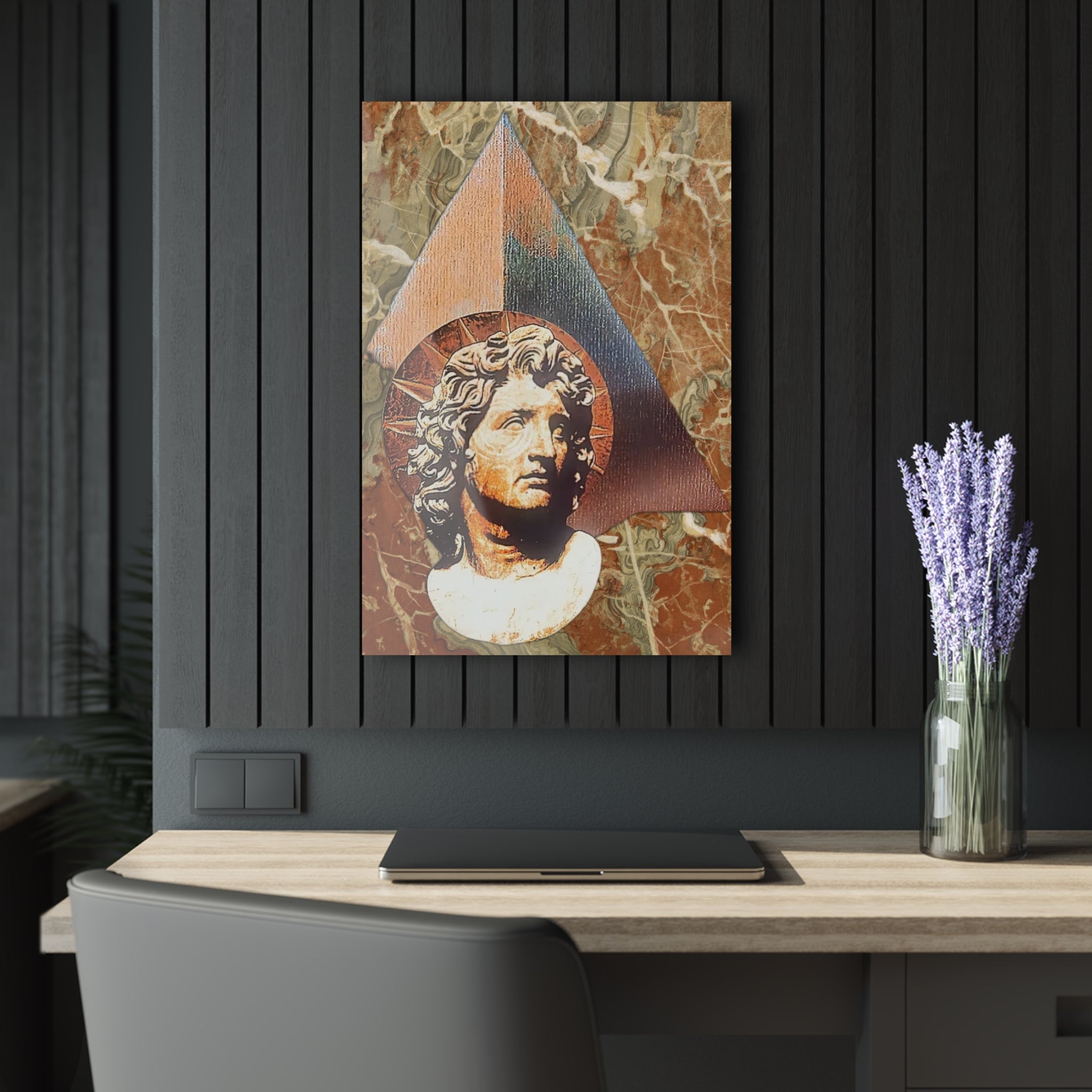 Alexander The Great In Egypt Pyramid Acrylic Print
