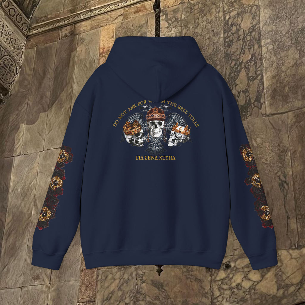 The Kings Fate Byzantine Inspired Graphic Hoodie Back Version