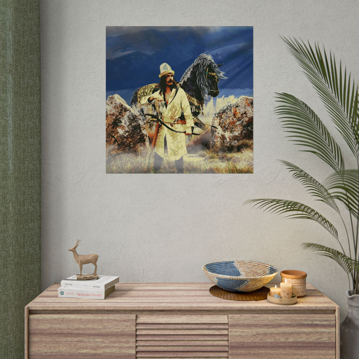 The Golden Nomad Medieval Fantasy Inspired Fine Art Print