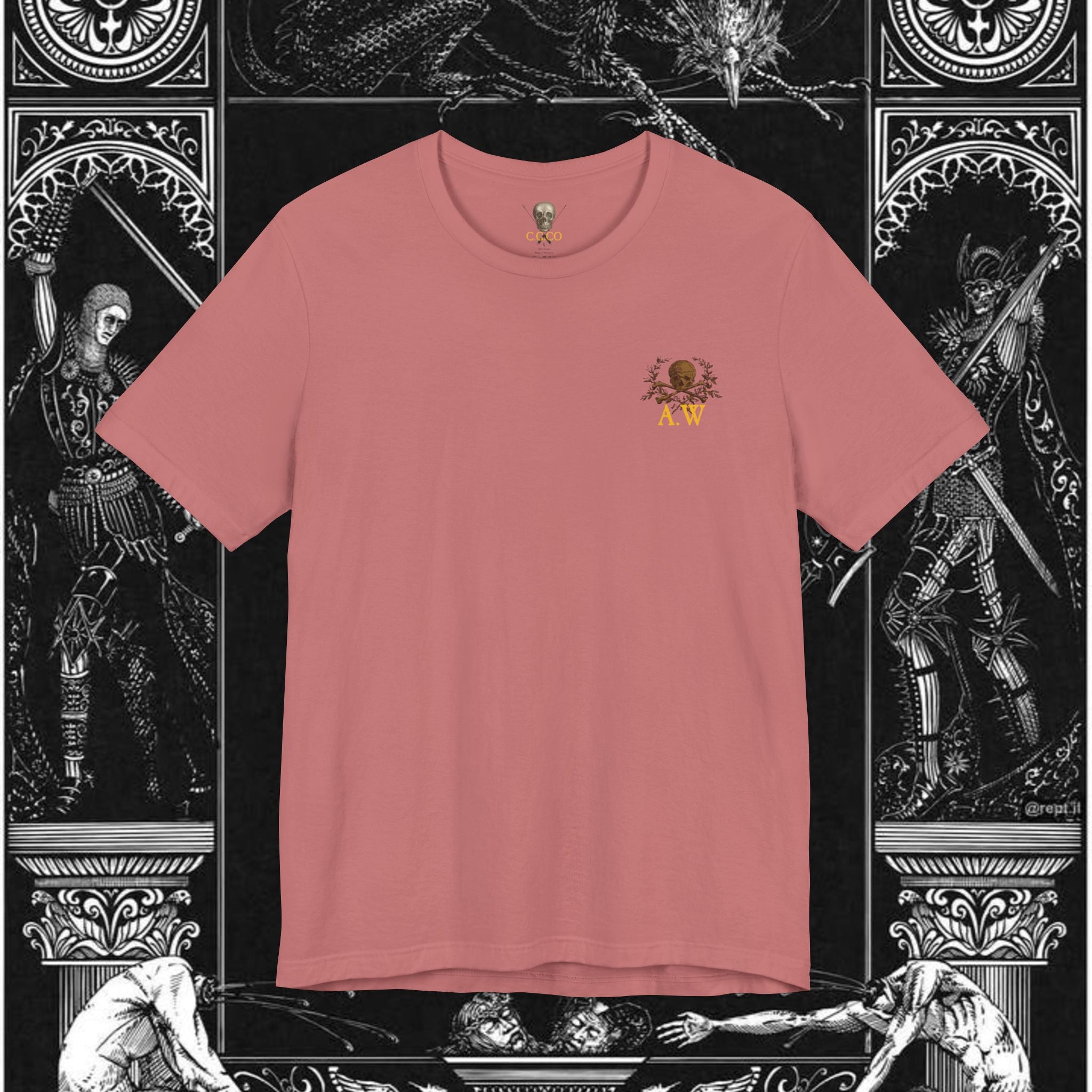 The Samurai's Vengeance Medieval Fantasy Graphic Shirt