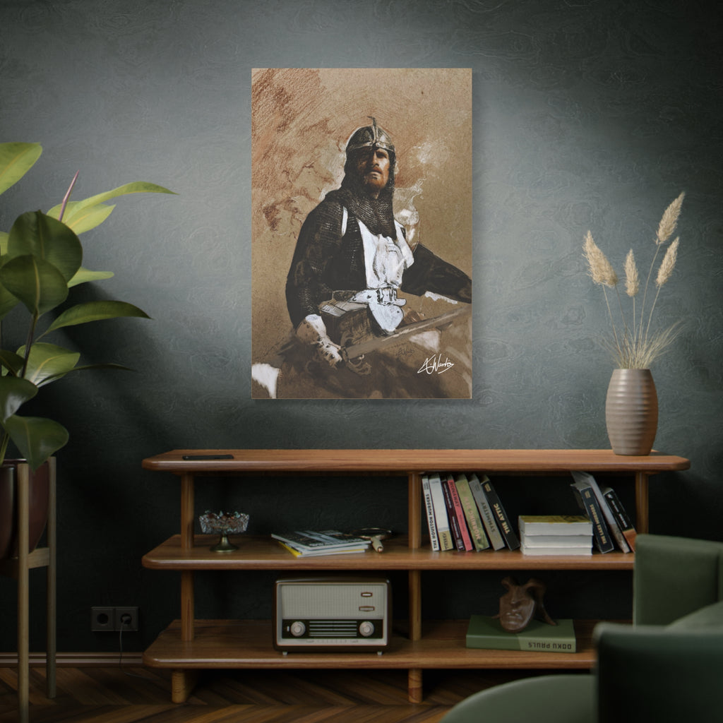 The Knight's Rest Medieval Fantasy Canvas