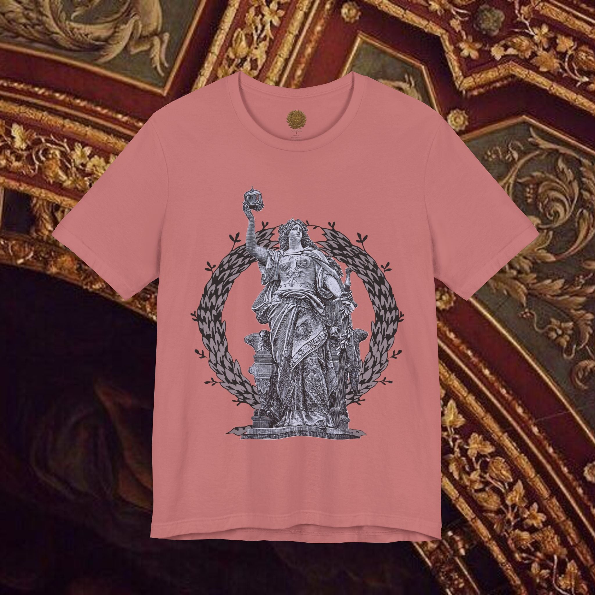 Goddess Victory Neo-Classical Inspired Graphic T-Shirt