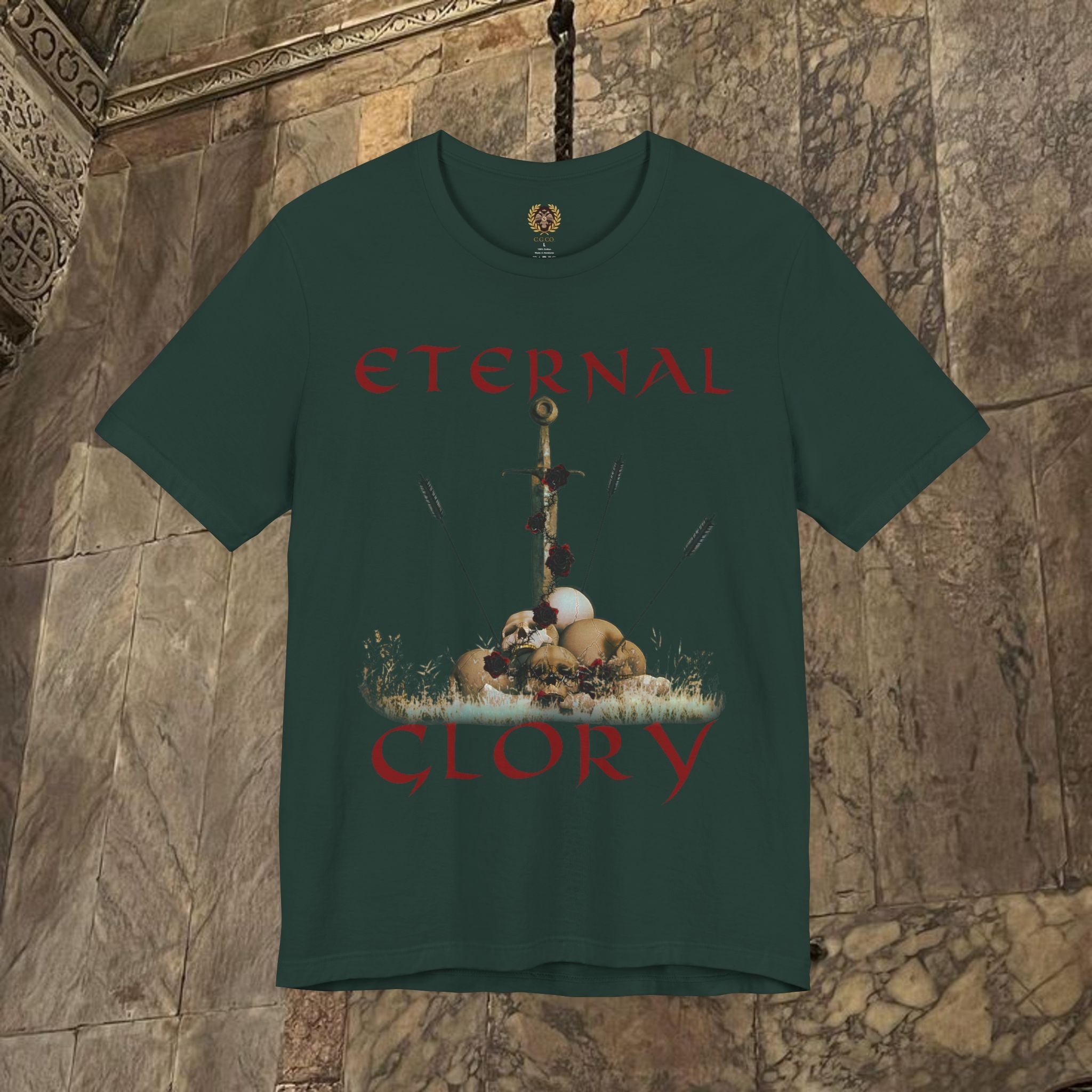 Eternal Glory of the Last Battle Cotton Graphic T-Shirt