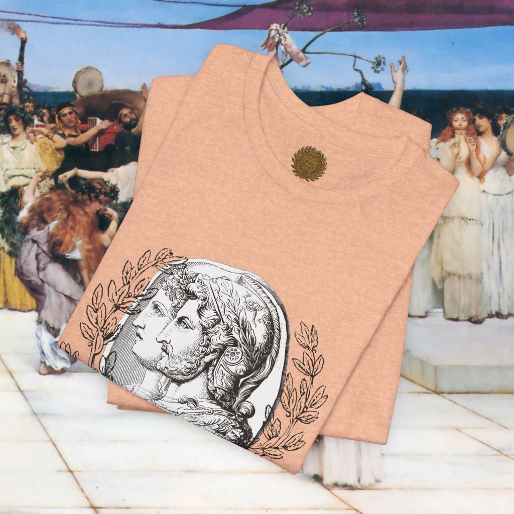 Roman Warrior's Spirit Plumed Helmet Cameo T-Shirt