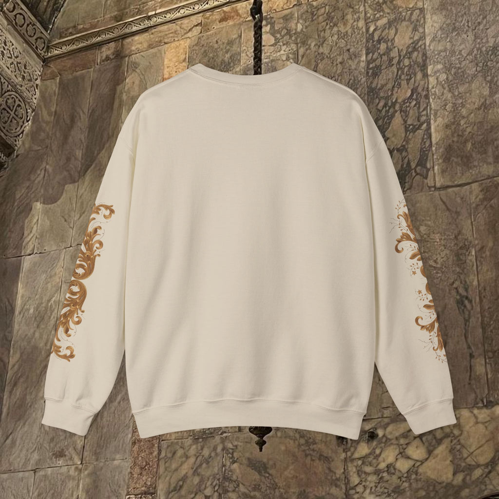 Byzantine Manuscript Art Sweatshirt Ancient design