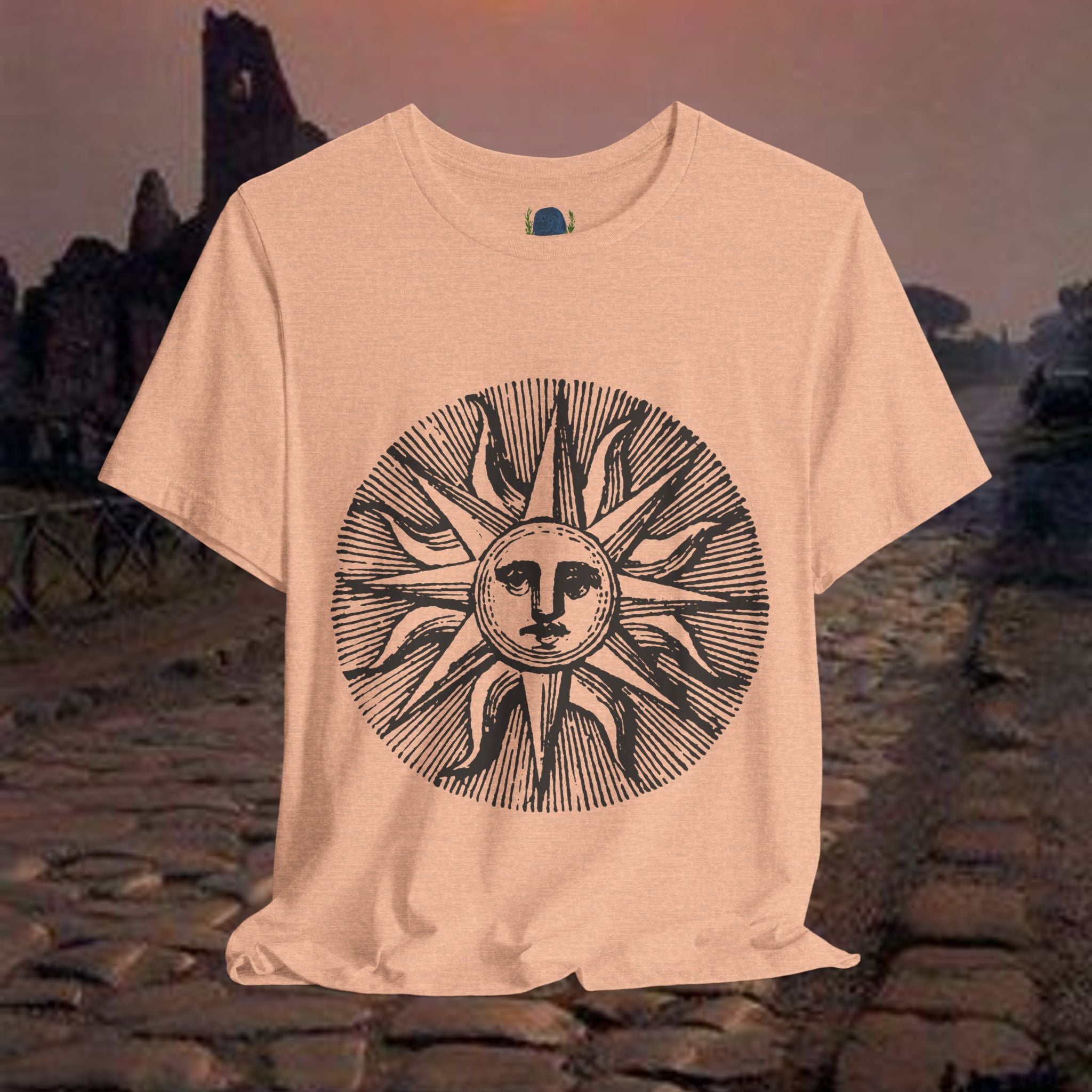 Summer Sun Mediterranean Graphic T-Shirt
