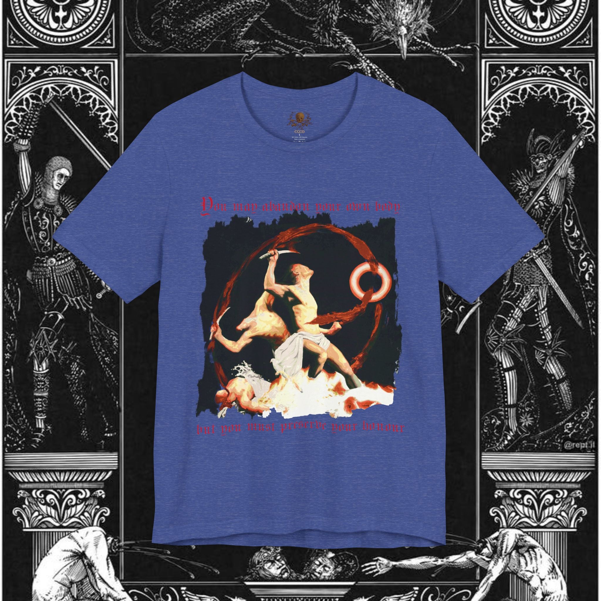 The Samurai's Vengeance Medieval Fantasy Graphic Shirt