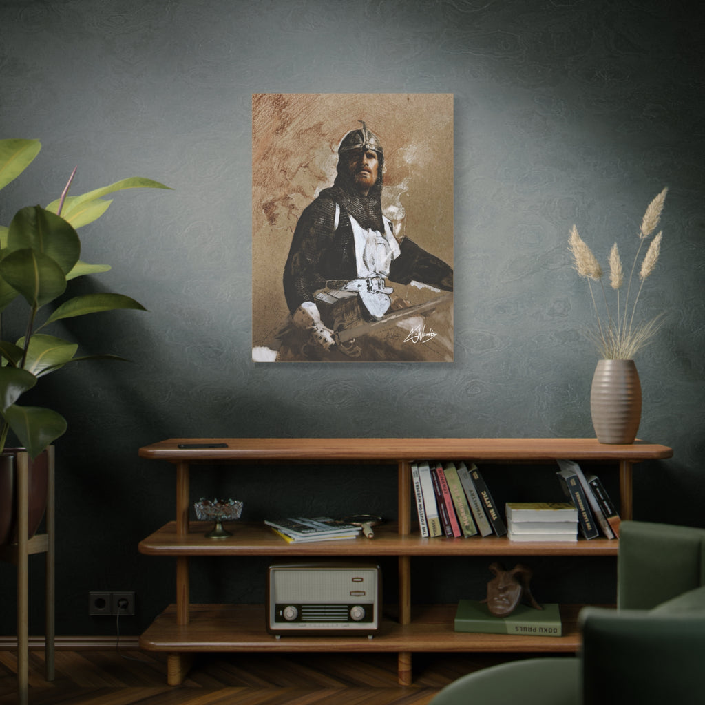 The Knight's Rest Medieval Fantasy Canvas