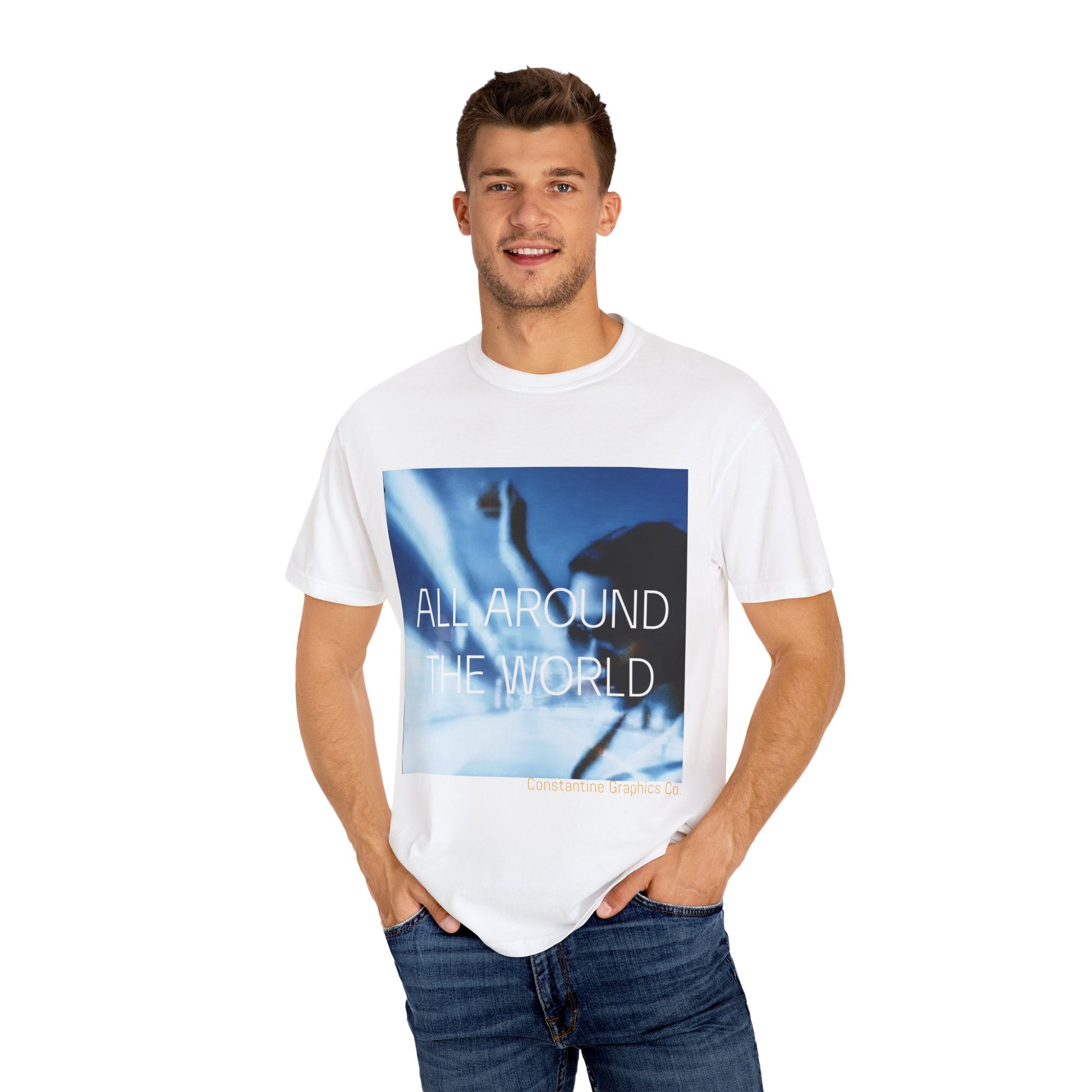 All Around The World Cyber Y2k Graphic Tshirt