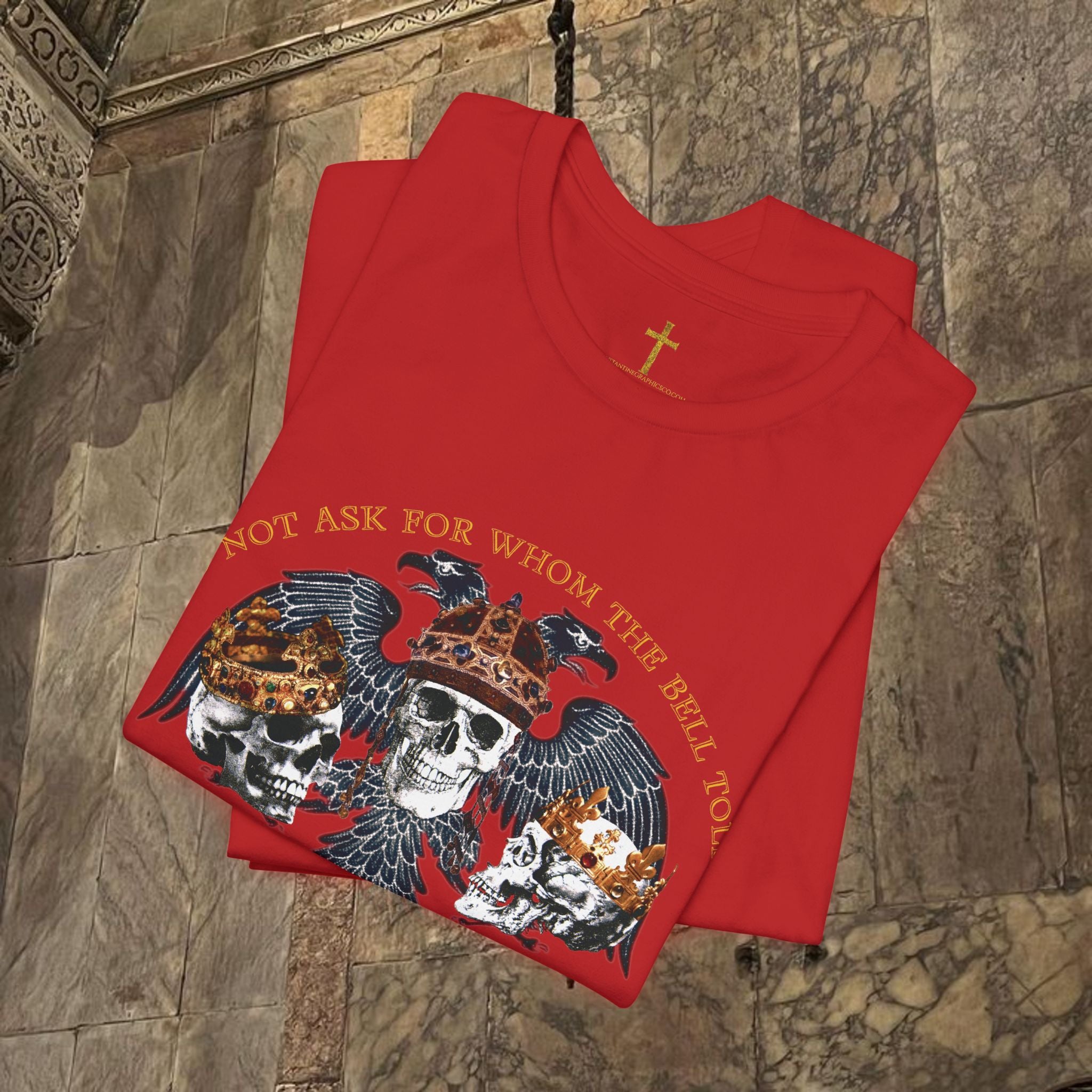 The Kings Fate Byzantine Inspired Cotton Graphic T-shirt