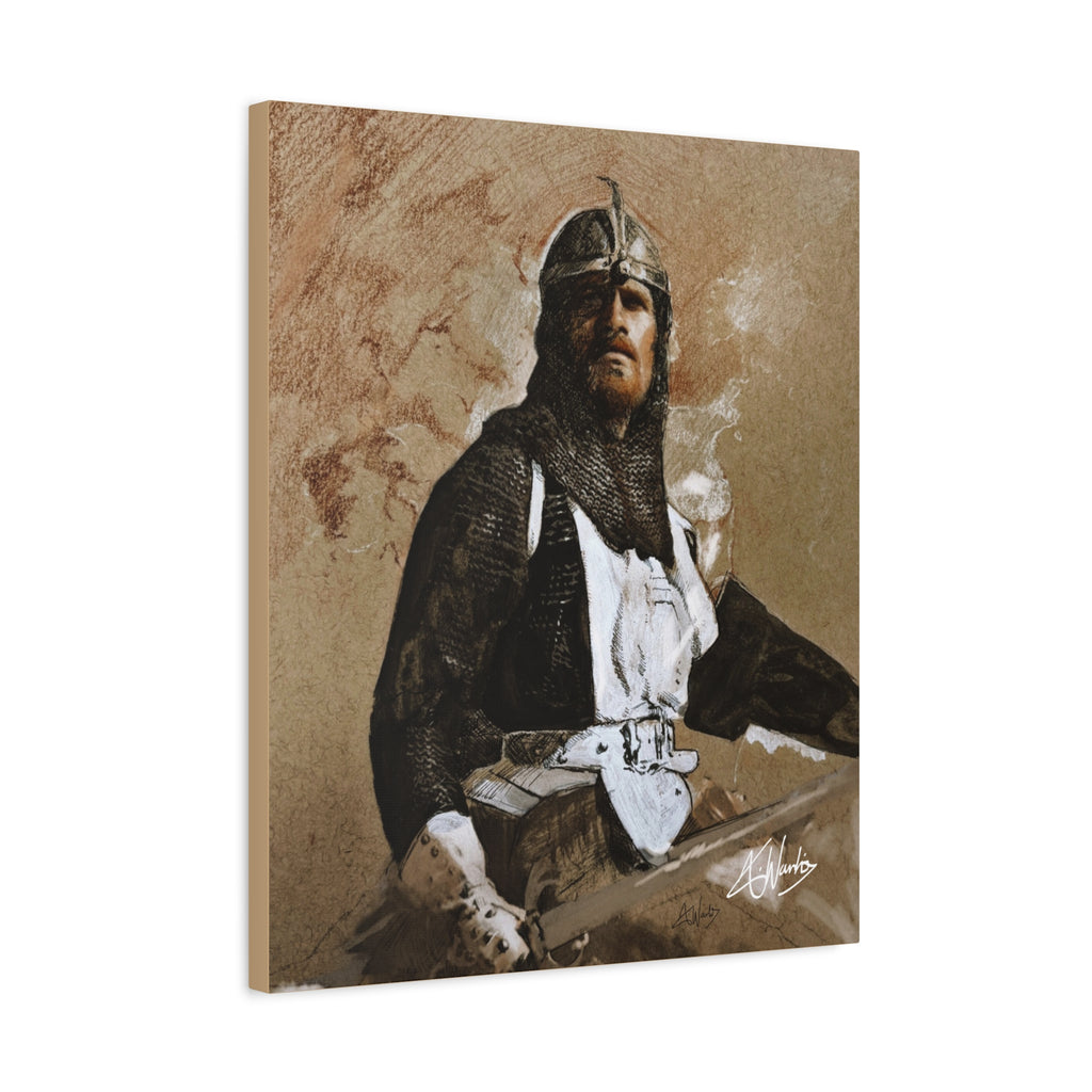 The Knight's Rest Medieval Fantasy Canvas