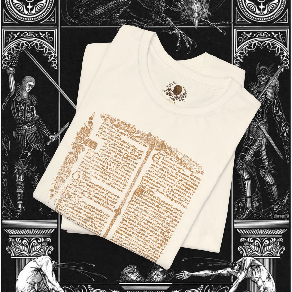 The Circle of Life Medieval Fantasy Inspired Graphic Shirt