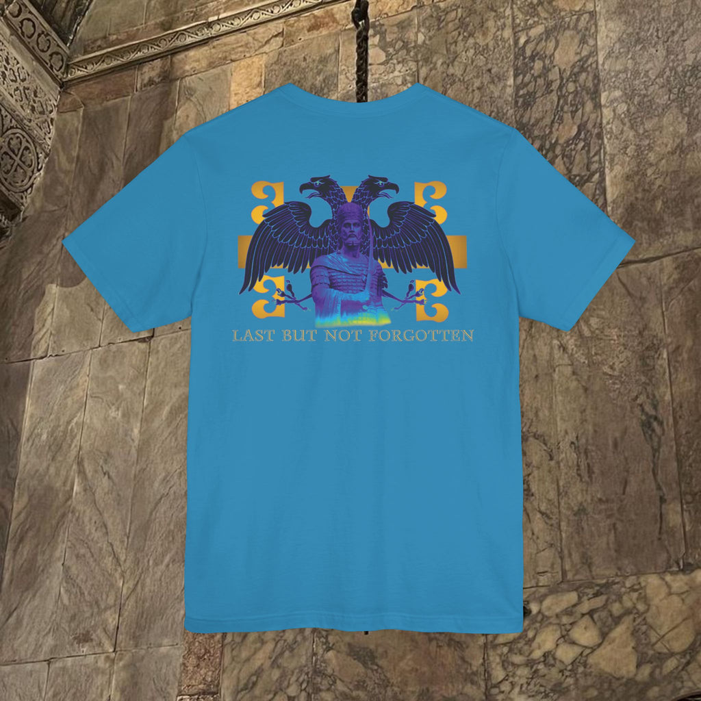 The Last Great Emperor Byzantine Inspired Cotton Graphic T-shirt Back Version