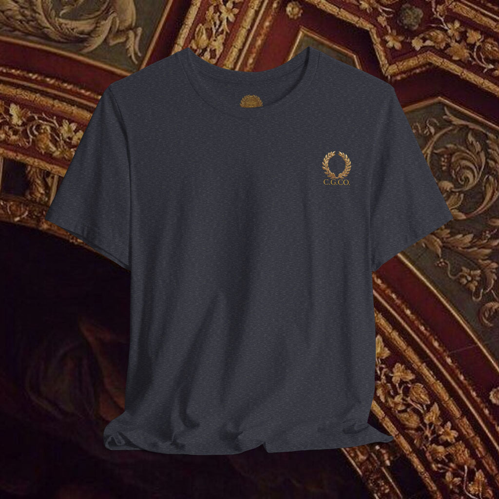 The Goddess's Protection Classically-Inspired Cotton Graphic T Shirt Back Version
