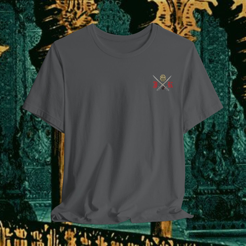 Mythic Vitalism, Sanguis Christianus Vetus Exploration and Adventure Inspired Graphic T Shirt Back Version