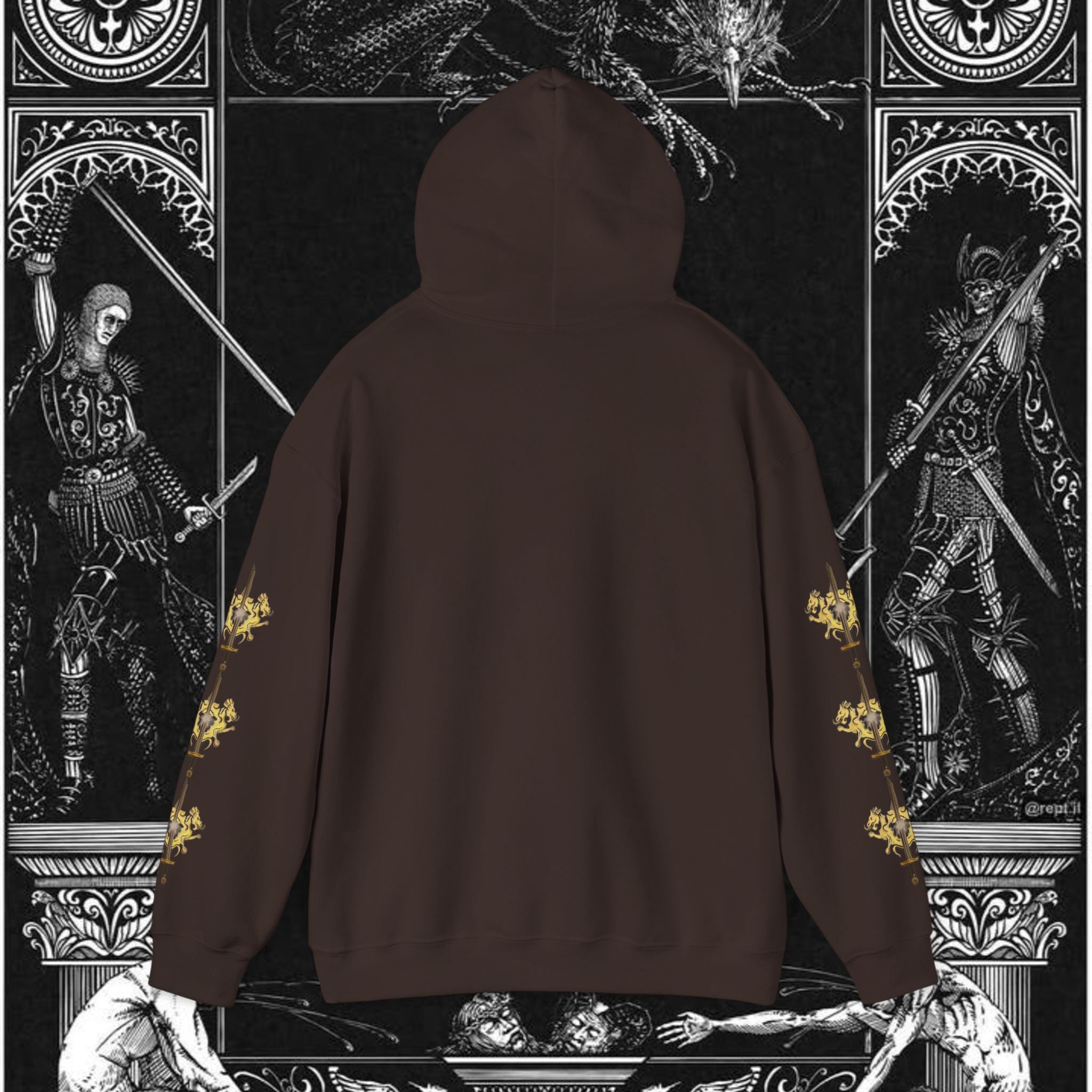 The King's Destiny Medieval Fantasy Graphic Hoodie