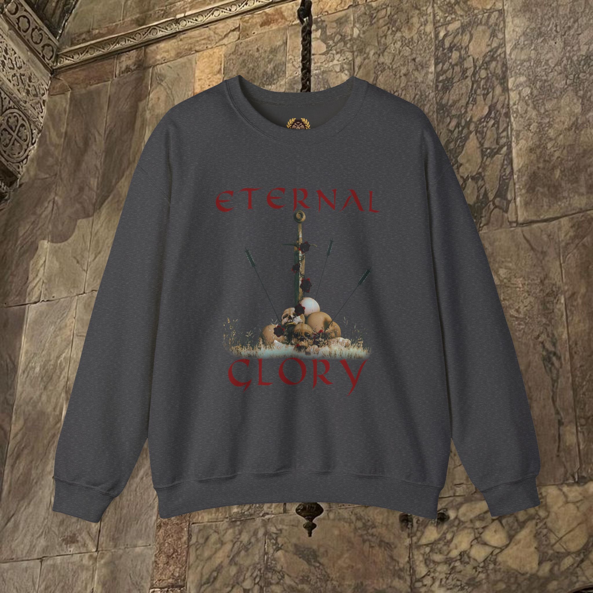 Eternal Glory of the Last Battle Crewneck Graphic Sweatshirt