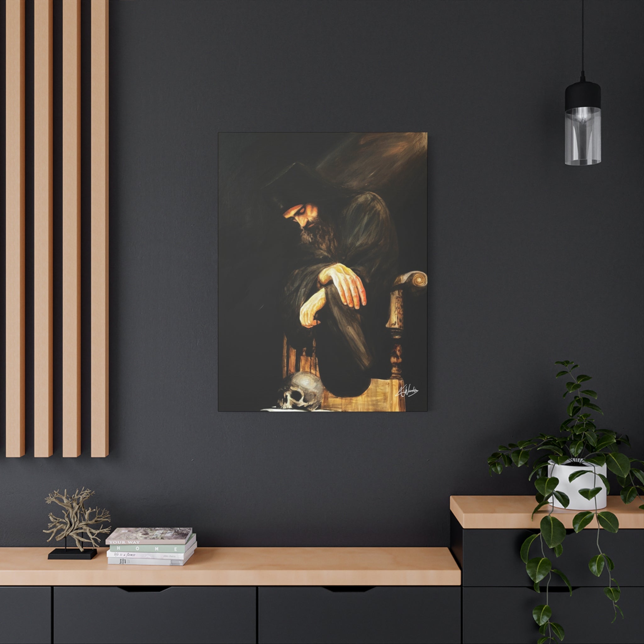 Man's Memento Medieval Fantasy Canvas