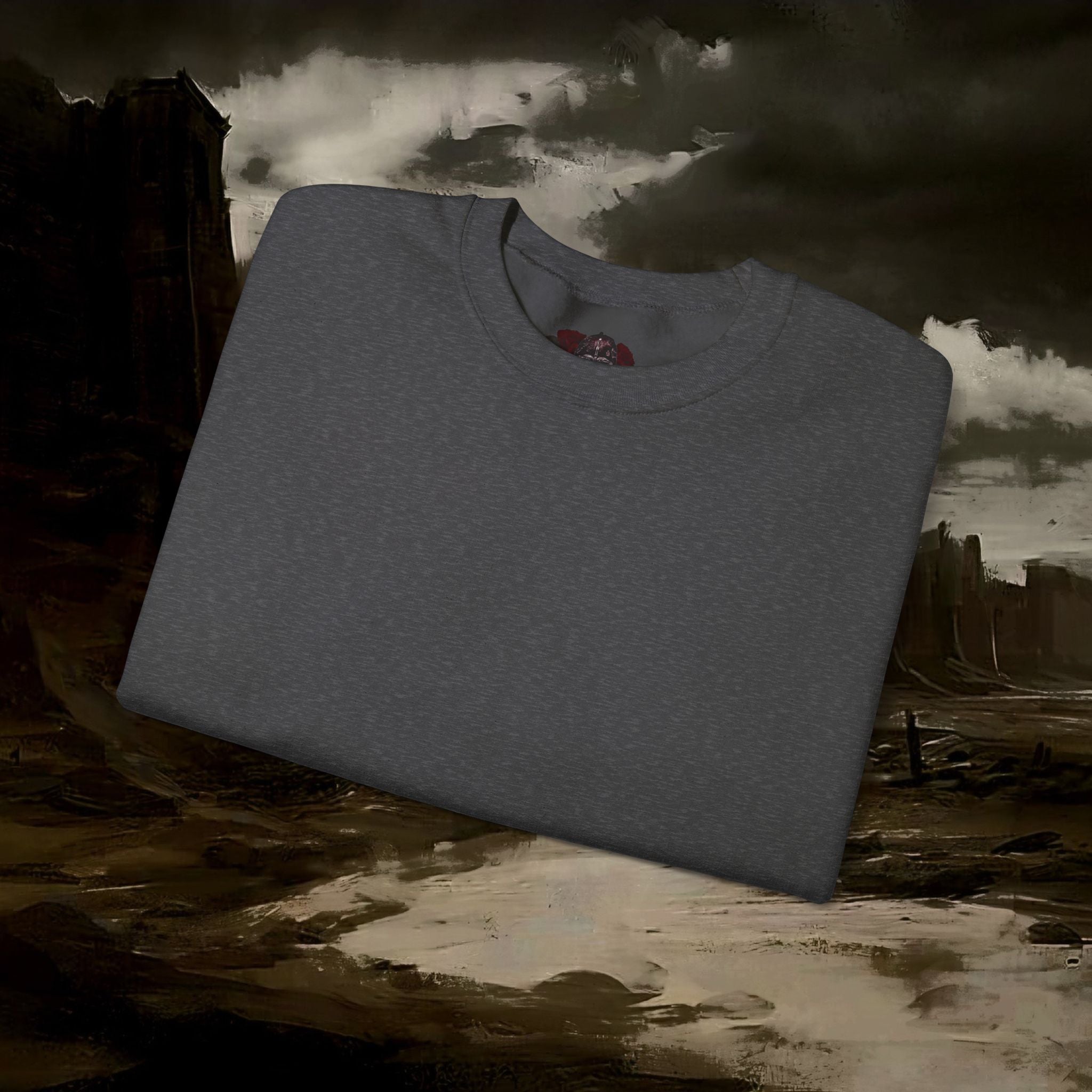 The Barbarian's Mirror Fantasy Medieval Inspired Unisex Sweatshirt Back Version