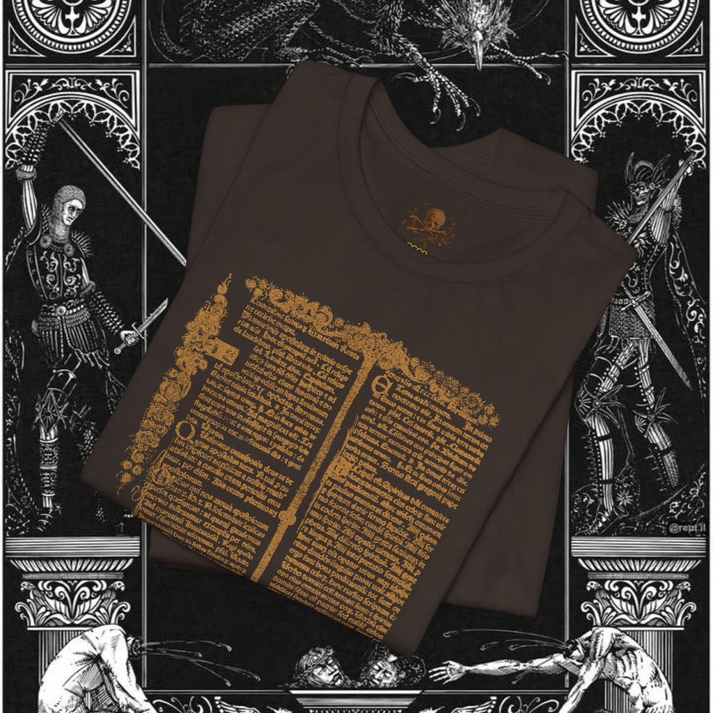 The Circle of Life Medieval Fantasy Inspired Graphic Shirt