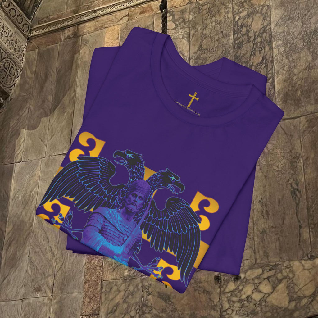 The Last Great Emperor Byzantine Inspired Cotton Graphic T-shirt Front