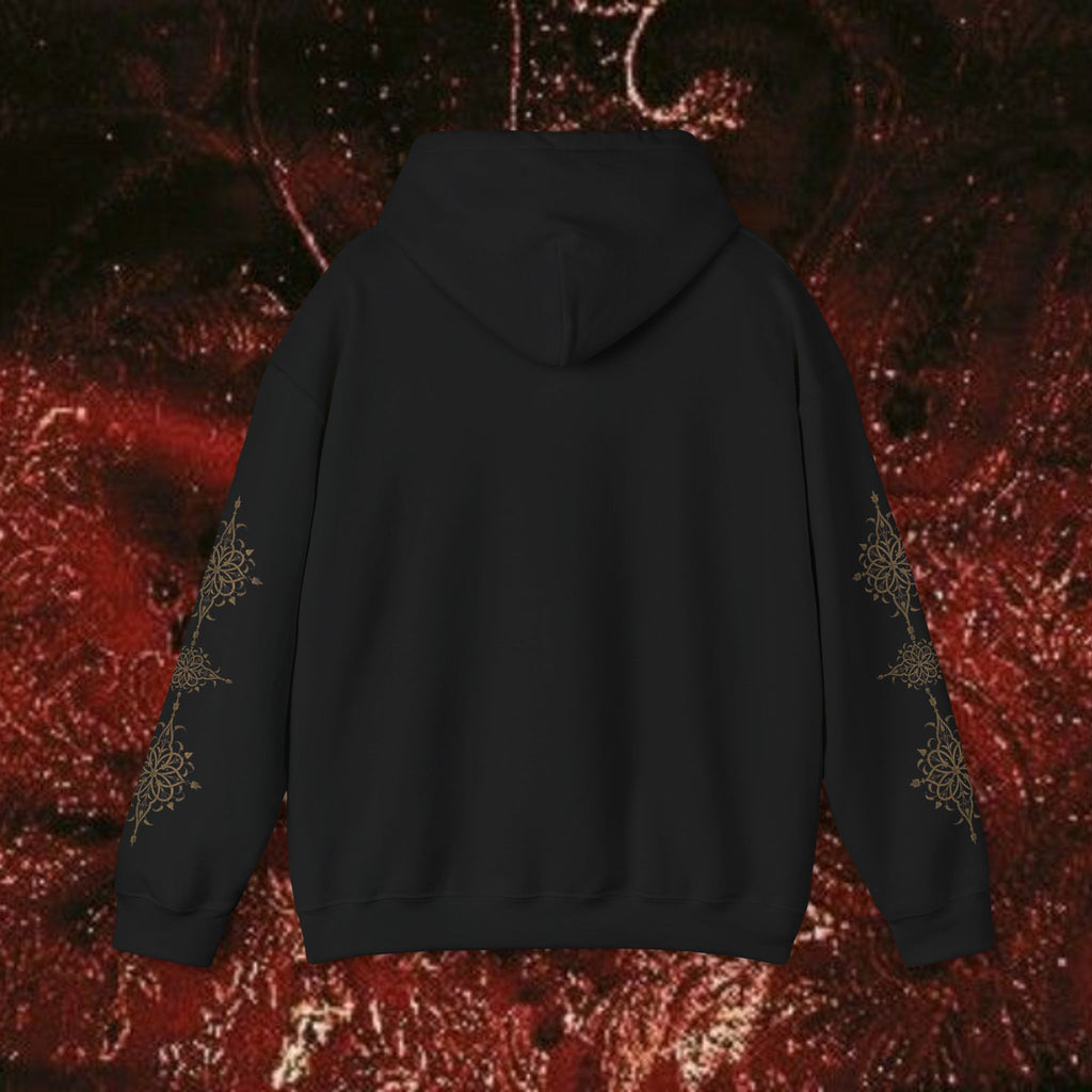 Warrior's Mythos Hooded Sweatshirt, Cozy Classically-Inspired Hoodie