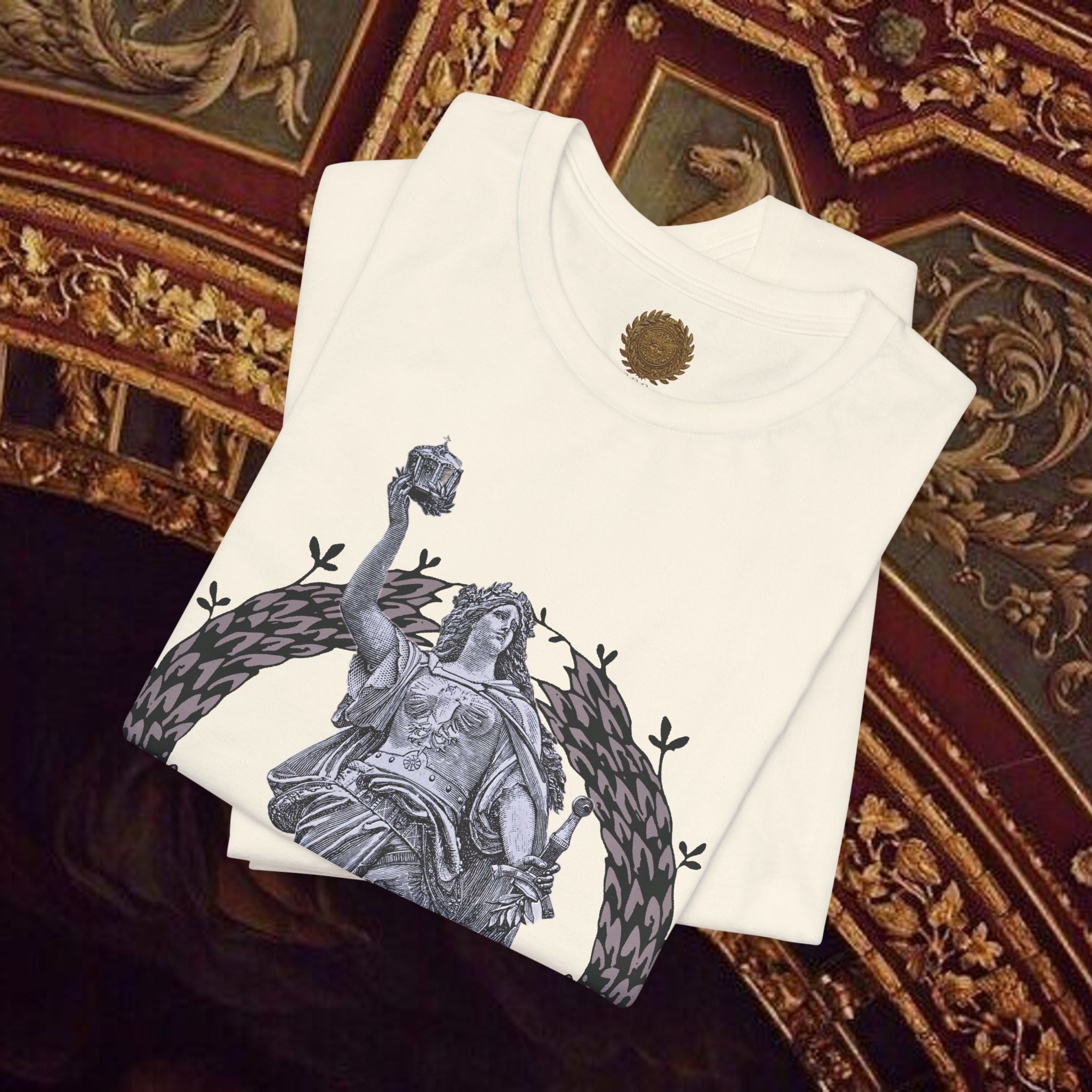 Goddess Victory Neo-Classical Inspired Graphic T-Shirt