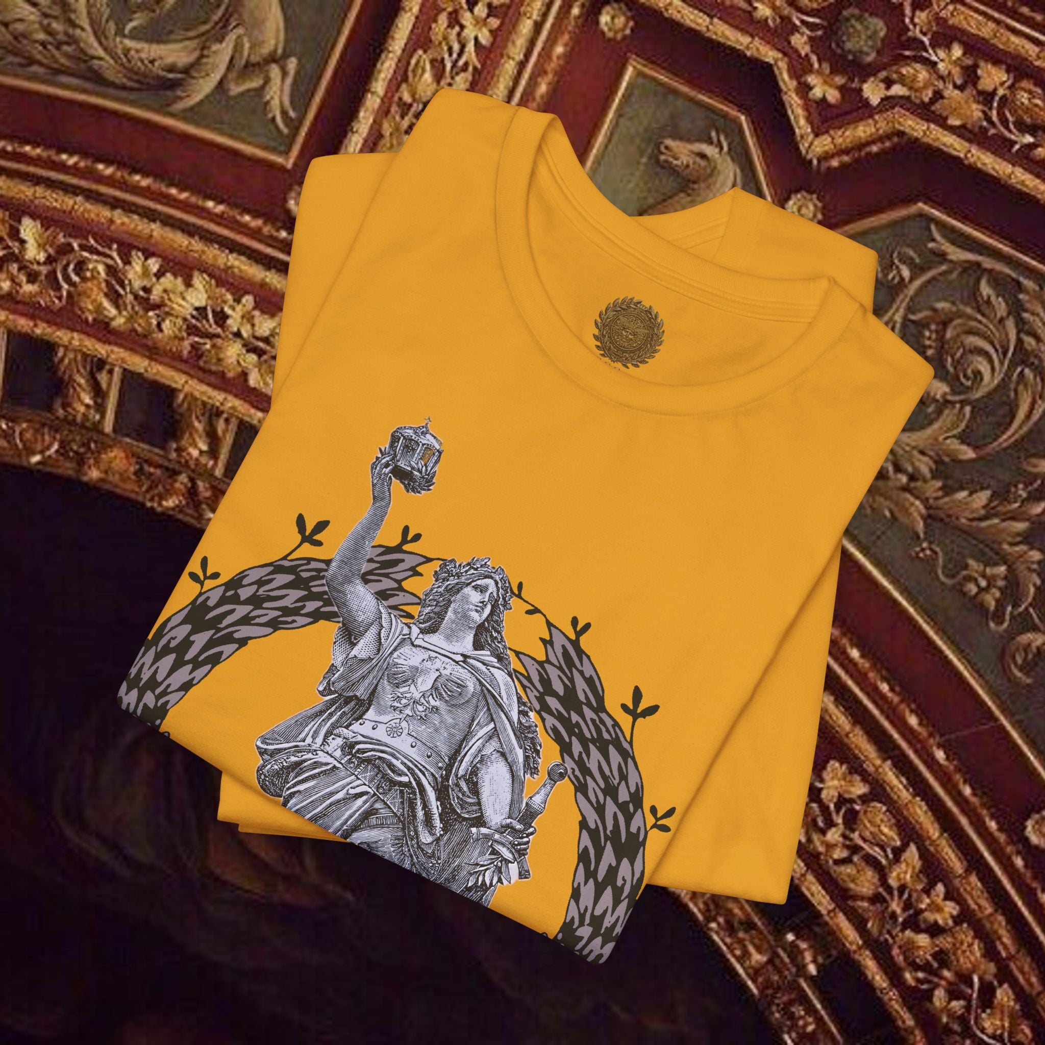 Goddess Victory Neo-Classical Inspired Graphic T-Shirt