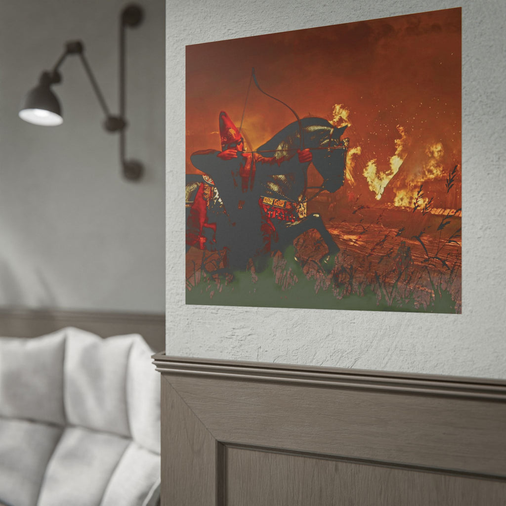Sons of the Steppe: The Warrior's Conquest Early Medieval Inspired Fine Art Print